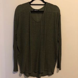 FABRIK Olive Oversized Sweater